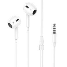 Εικόνα της Handsfree Lamtech Stereo 3.5mm White LAM020663