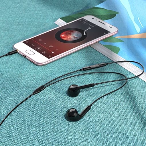 Εικόνα της Handsfree Lamtech Stereo 3.5mm Black LAM020977