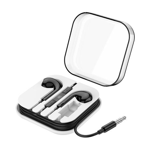 Εικόνα της Handsfree Lamtech Stereo 3.5mm Black LAM020977