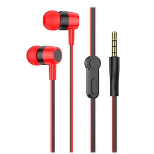 Εικόνα της Handsfree Lamtech 3.5mm Red LAM021363