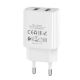 Εικόνα της Φορτιστής Lamtech Travel 2x USB-A 2.1A White LAM020694