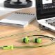 Εικόνα της Handsfree Lamtech 3.5mm Green LAM021387