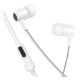Εικόνα της Handsfree Lamtech 3.5mm White LAM021370