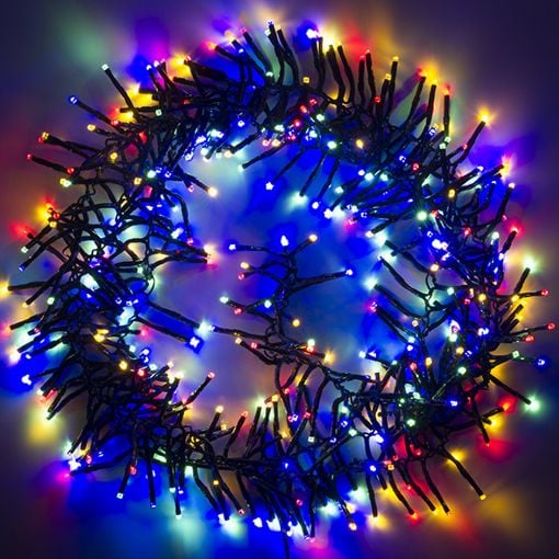 Εικόνα της Χριστουγεννιάτικα Λαμπάκια 123LED Multicolor & Warm White 384 LEDs 6m