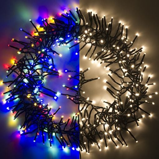 Εικόνα της Χριστουγεννιάτικα Λαμπάκια 123LED Multicolor & Warm White 384 LEDs 6m
