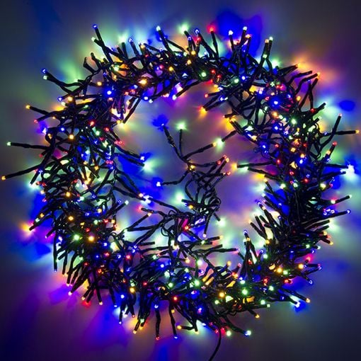 Εικόνα της Χριστουγεννιάτικα Λαμπάκια 123LED Multicolor & Warm White 576 LEDs 7m