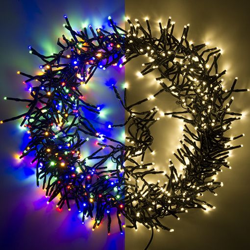 Εικόνα της Χριστουγεννιάτικα Λαμπάκια 123LED Multicolor & Warm White 576 LEDs 7m