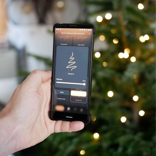Εικόνα της Χριστουγεννιάτικα Λαμπάκια Smart Woox Warm White 200 LEDs IP44 20m R5168