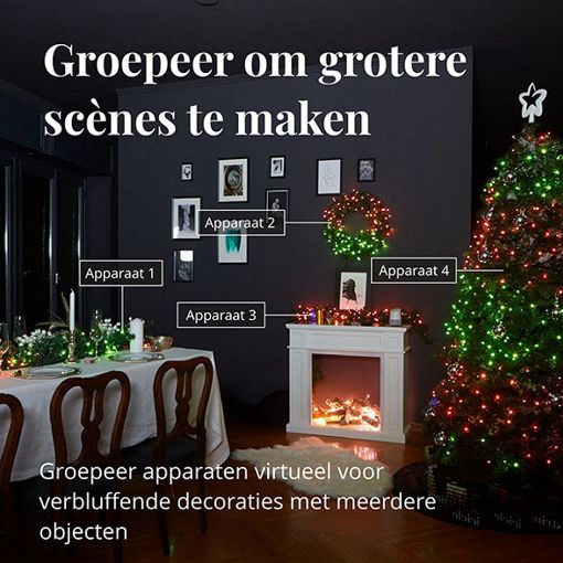Εικόνα της Χριστουγεννιάτικα Λαμπάκια Smart Twinkly Strings RGBW 250 LEDs IP44 20m TWS250SPP-BEU
