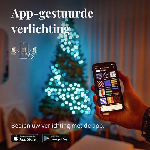 Εικόνα της Χριστουγεννιάτικα Λαμπάκια Smart Twinkly Strings RGBW 400 LEDs IP44 32m TWS400SPP-BEU
