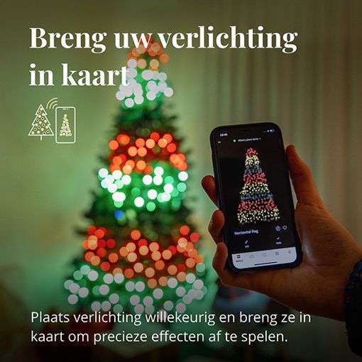 Εικόνα της Χριστουγεννιάτικα Λαμπάκια Smart Twinkly Strings RGB 600 LEDs IP44 48m TWS600STP-BEU