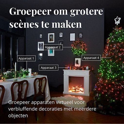 Εικόνα της Χριστουγεννιάτικα Λαμπάκια Smart Twinkly Strings RGBW 600 LEDs IP44 48m TWS600SPP-BEU