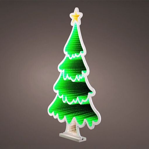 Εικόνα της Χριστουγεννιάτικο Φωτιστικό Lumineo Neon Infinity Light Δέντρο 142 LEDs 40cm 487903