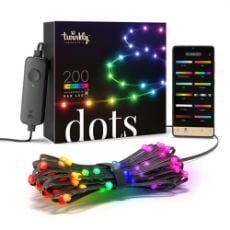 Εικόνα της Twinkly Dots Smart Light RGB 200 LED IP20 10m Black TWD200STP-BEU