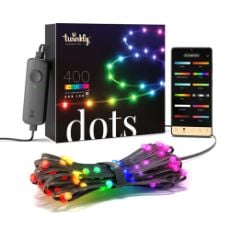 Εικόνα της Twinkly Dots Smart Light RGB 400 LED IP20 20m Black TWD400STP-BEU