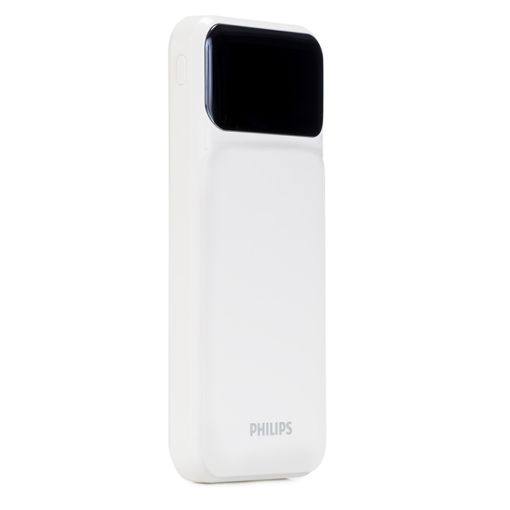 Εικόνα της Power Bank Philips 2x USB-C/USB-A & Eνσωματωμένα Kαλώδια 10000mAh 22.5W White DLP1922CW/GRS
