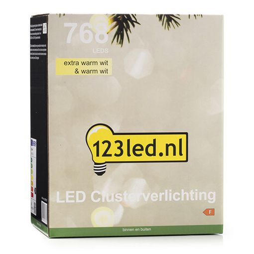 Εικόνα της Χριστουγεννιάτικα Λαμπάκια 123LED Extra Warm & Warm White 768 LEDs 8.6m