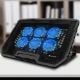 Εικόνα της Βάση Laptop Lamtech Colling Flexi με Ανεμιστήρες και Φωτισμό LAM021523