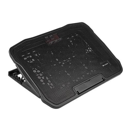 Εικόνα της Βάση Laptop Lamtech Colling Flexi με Ανεμιστήρες και Φωτισμό LAM021523