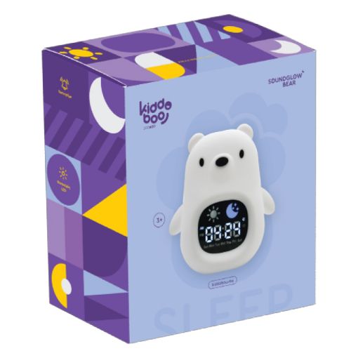 Εικόνα της Επιτραπέζιο Ρολόι Kiddoboo SoundGlow Bear με Ξυπνητήρι KBJL822