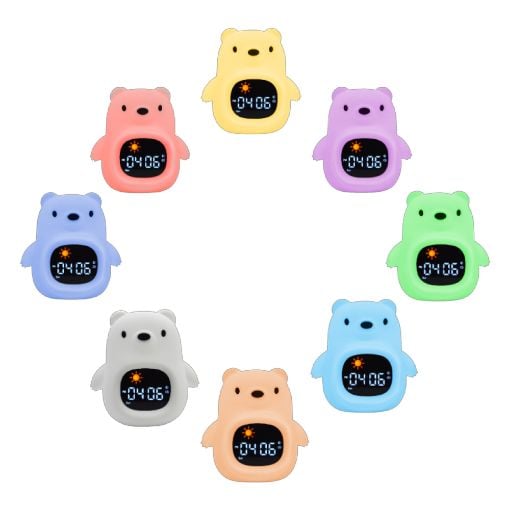 Εικόνα της Επιτραπέζιο Ρολόι Kiddoboo SoundGlow Bear με Ξυπνητήρι KBJL822