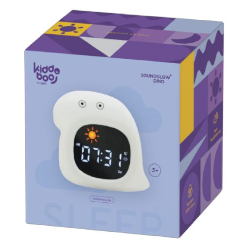 Εικόνα της Επιτραπέζιο Ρολόι Kiddoboo SoundGlow Δεινόσαυρος με Ξυπνητήρι KBJL826