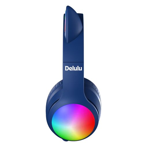 Εικόνα της Headphones Kiddoboo Delulu DiscoBeats Bluetooth Blue KBMS632BLU