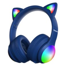 Εικόνα της Headphones Kiddoboo Delulu DiscoBeats Bluetooth Blue KBMS632BLU