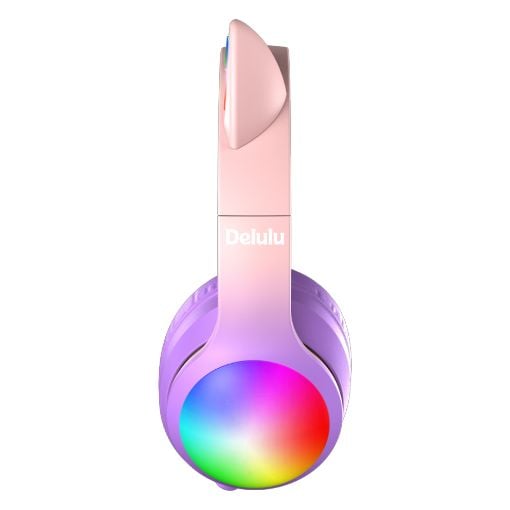 Εικόνα της Headphones Kiddoboo Delulu DiscoBeats Bluetooth Pink KBMS632PNK
