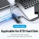 Εικόνα της USB Hub Vention 3-Port USB 3.0 & Sound Card 0.15m Black CHIBB