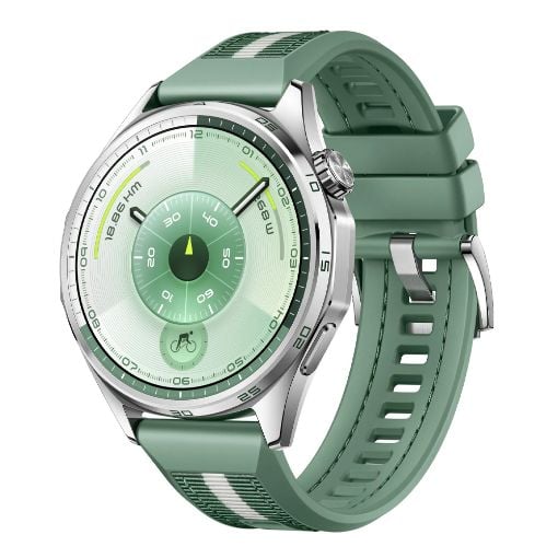 Εικόνα της Smartwatch Huawei Watch GT 6 46mm Green Woven Strap 55020FTV