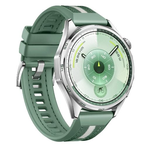 Εικόνα της Smartwatch Huawei Watch GT 6 46mm Green Woven Strap 55020FTV