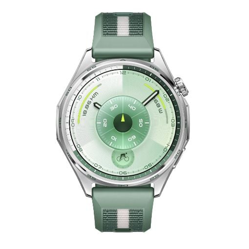 Εικόνα της Smartwatch Huawei Watch GT 6 46mm Green Woven Strap 55020FTV