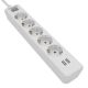 Εικόνα της Πολύπριζο Philips 5 θέσεων με 2x USB-A 1.5m Λευκό SPN3052W/GRS