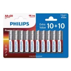 Εικόνα της Αλκαλικές Μπαταρίες AA Philips Power 1.5V 20τμχ LR6P20BP/GRS