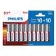Εικόνα της Αλκαλικές Μπαταρίες AA Philips Power 1.5V 20τμχ LR6P20BP/GRS