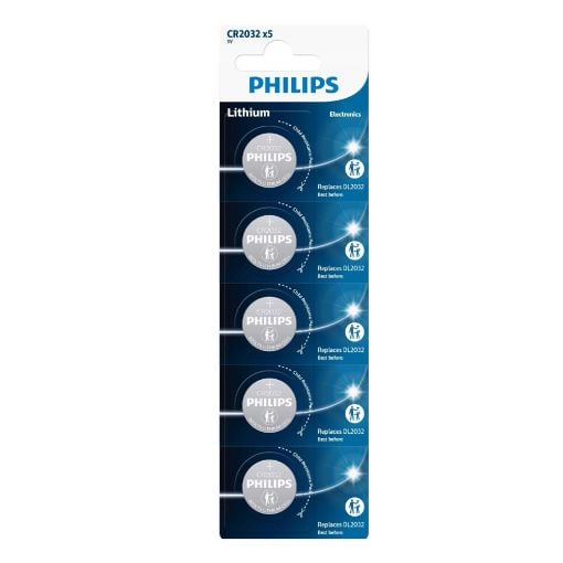 Εικόνα της Μπαταρίες Λιθίου Philips CR2032 3V 5τμχ CR2032P5/01GRS