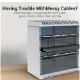 Εικόνα της Cable Manager Vention 24 U Black KHAB0