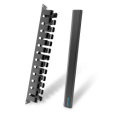 Εικόνα της Cable Manager Vention 24 U Black KHAB0