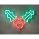 Εικόνα της Χριστουγεννιάτικο Φωτιστικό Luca Lighting Neon Holly LED 21.5cm 1175242