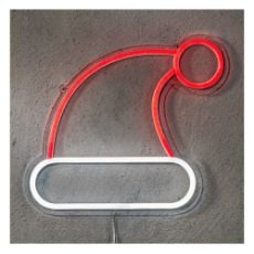 Εικόνα της Χριστουγεννιάτικο Φωτιστικό Luca Lighting Neon Σκούφος Άγιου Βασίλη LED 29.5cm 1175240