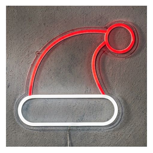 Εικόνα της Χριστουγεννιάτικο Φωτιστικό Luca Lighting Neon Σκούφος Άγιου Βασίλη LED 29.5cm 1175240