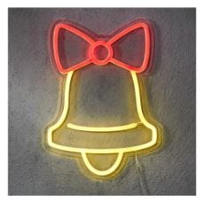 Εικόνα της Χριστουγεννιάτικο Φωτιστικό Luca Lighting Neon Καμπάνα LED 30cm 1175244