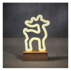 Εικόνα της Χριστουγεννιάτικο Φωτιστικό Luca Lighting Neon Τάρανδος 88 LEDs 19.5cm 1167008