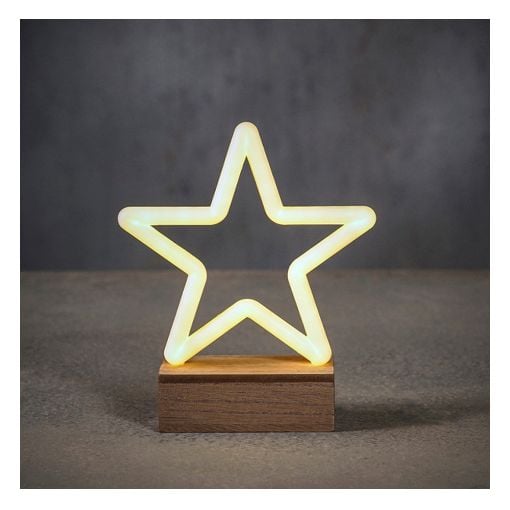 Εικόνα της Χριστουγεννιάτικο Φωτιστικό Luca Lighting Neon Αστέρι 68 LEDs 18cm 1167009