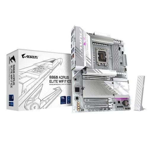 Εικόνα της Gigabyte B860 Aorus Elite Wifi Ice ATX s1851