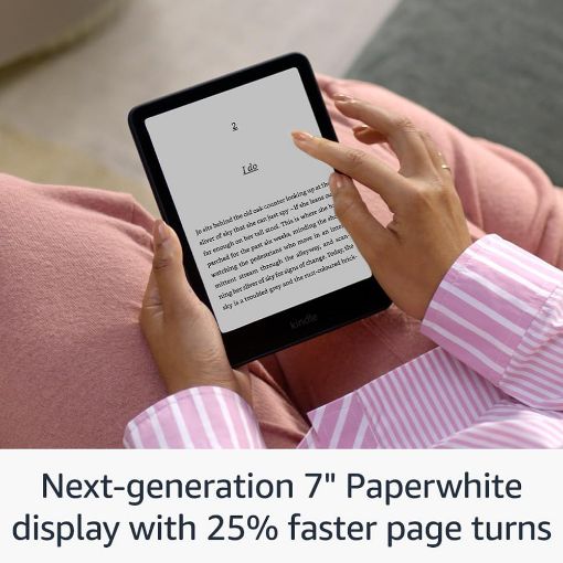 Εικόνα της Amazon Kindle Paperwhite 2024 (No Ads) 7" 16GB Black B0CFPWLGF2