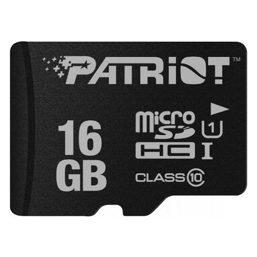 Εικόνα της Κάρτα Μνήμης microSDXC Patriot LX Series 16GB Class 10 UHS-I PSF16GMDC10