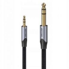 Εικόνα της Καλώδιο Vention 3.5mm to 6.5mm Braided 10m Gray BAUHL