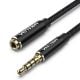 Εικόνα της Καλώδιο Επέκτασης Vention 3.5mm Male to 3.5mm Female Braided 1m Black BHCBF